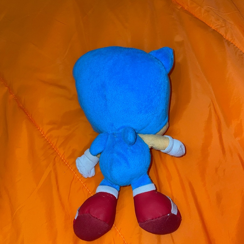 Sonic the Hedgehog Plush Toy - Blue and Red ~ 10” - Picture 2 of 2